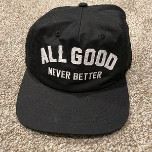 ALL GOOD hat